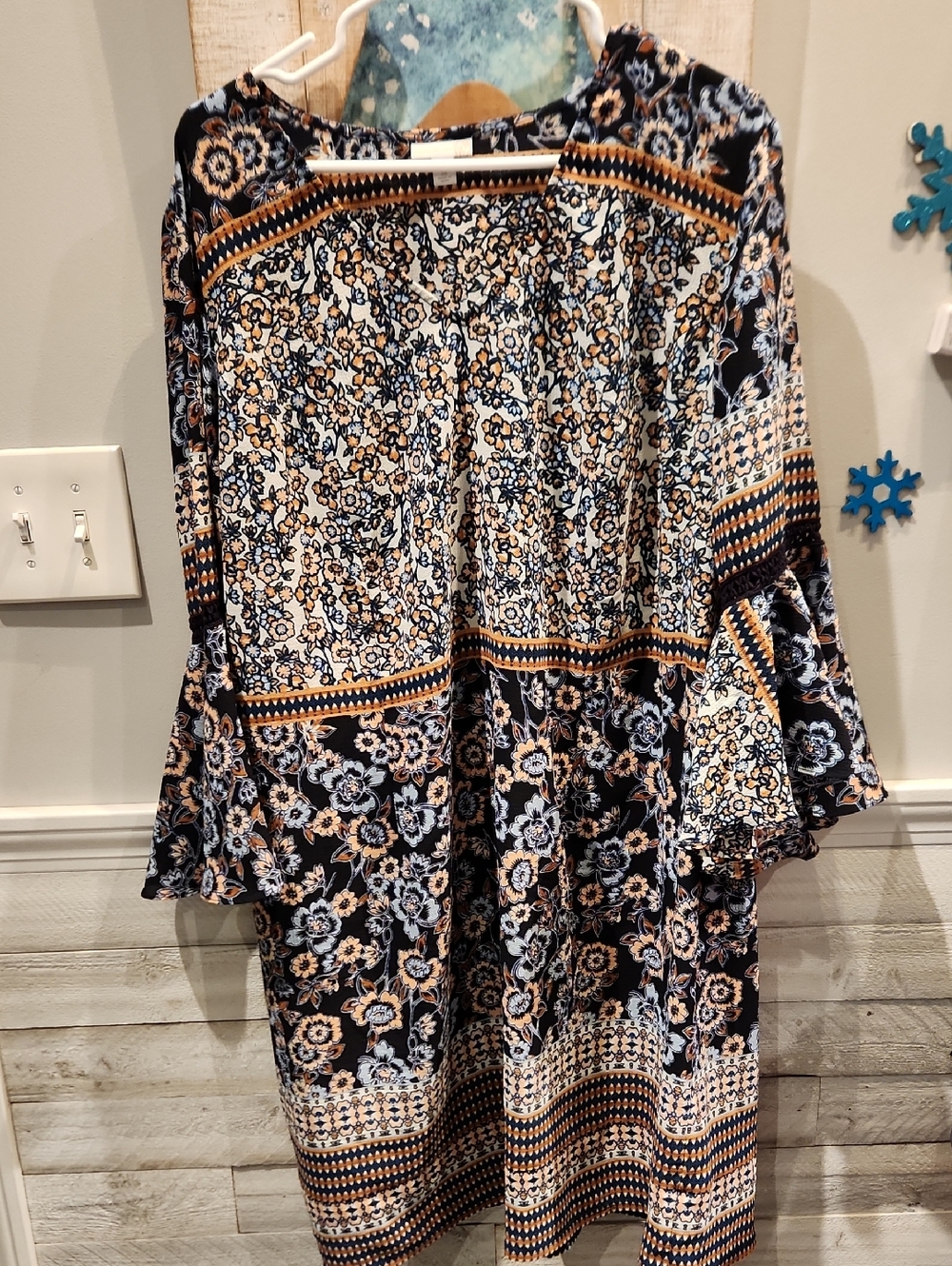 EUC Westport 1962 Women's Sz 3X Floral Print Dress
